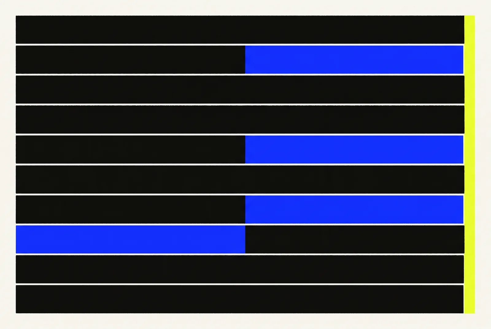 Abstract two-tone geometric composition used as the article cover